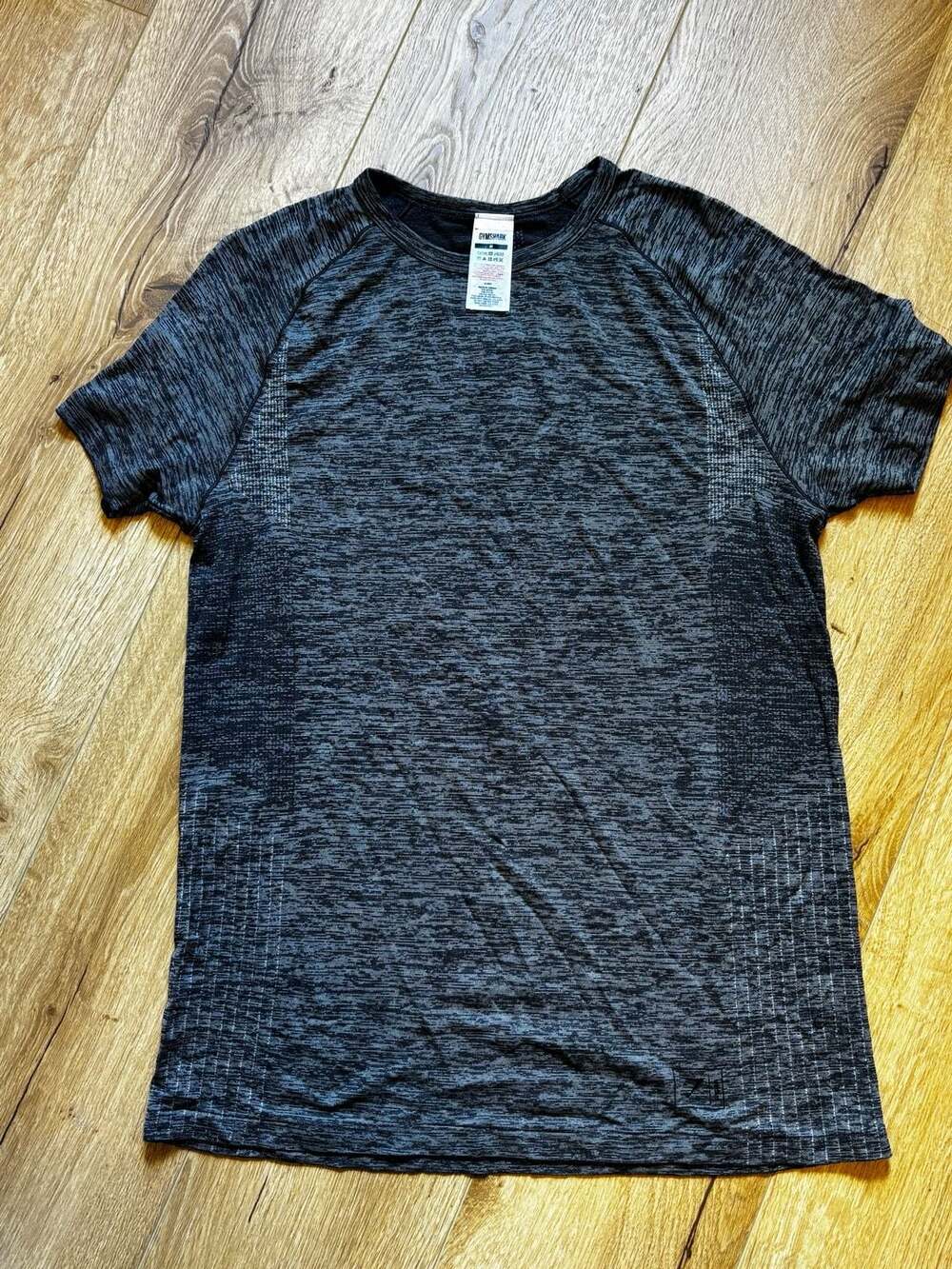 Gymshark Onyx Seamless T-Shirt Black Marl